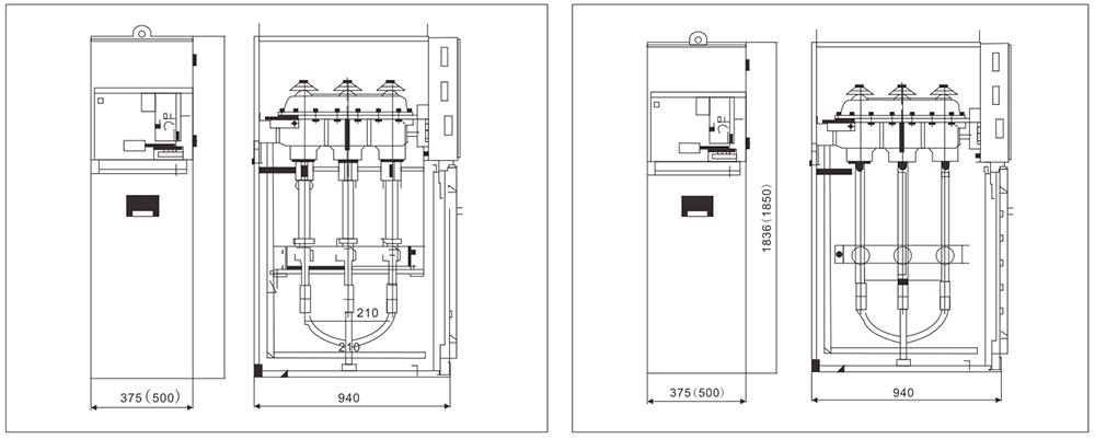 HXGN15-12 單元式六氟化硫環(huán)網(wǎng)柜安裝尺寸圖.jpg